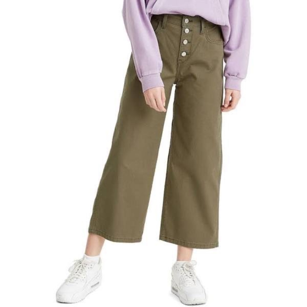 Levi’s Mile High Cropped Wide Leg Jeans || Size 4